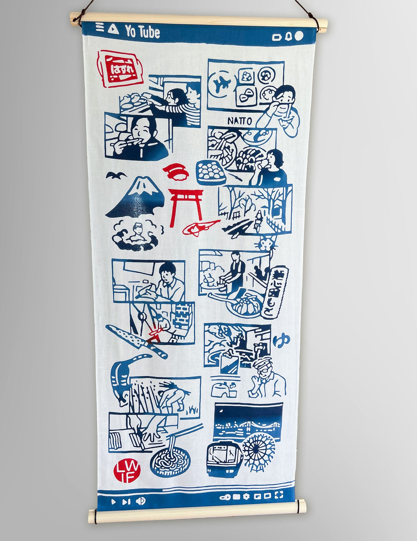 Scenes from Life Where I'm From Hand Towel 手拭い